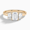 Luxe Hera Three Stone Diamond Engagement Ring