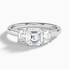 Luxe Hera Three Stone Diamond Engagement Ring