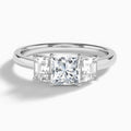 Luxe Hera Three Stone Diamond Engagement Ring