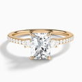 Muse Three Stone Diamond Engagement Ring