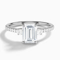 Muse Three Stone Diamond Engagement Ring