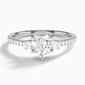 Muse Three Stone Diamond Engagement Ring