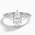 Muse Three Stone Diamond Engagement Ring