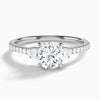 Muse Three Stone Diamond Engagement Ring