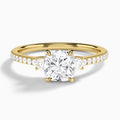 Muse Three Stone Diamond Engagement Ring