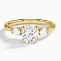 Athena's Three Stone Marquise Diamond Engagement Ring