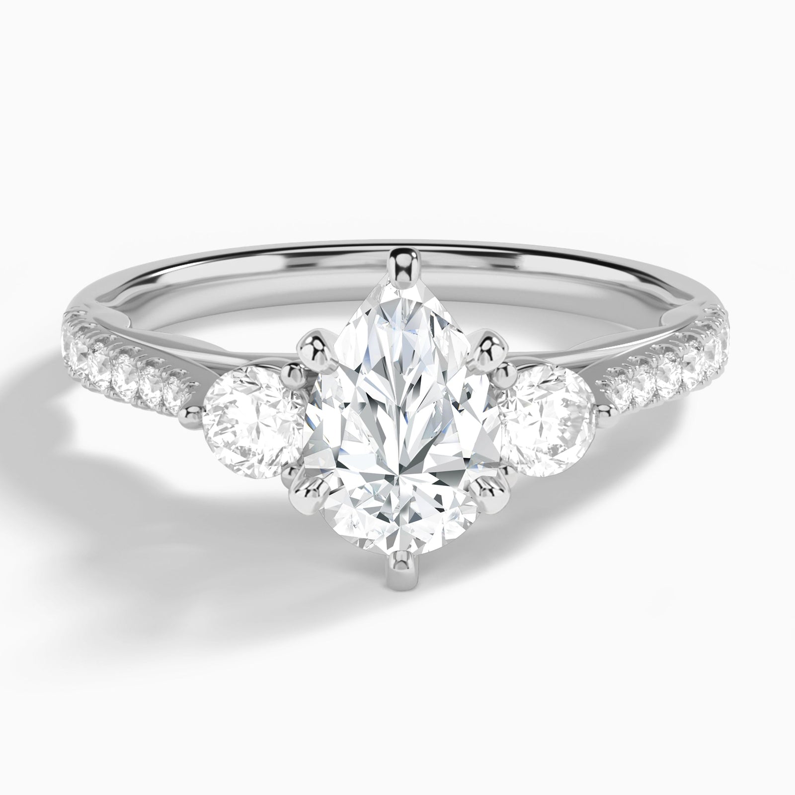 Tressa Three Stone Diamond Engagement Ring