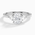 Luxe Fiona Three Stone Diamond Engagement Ring