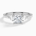 Luxe Fiona Three Stone Diamond Engagement Ring