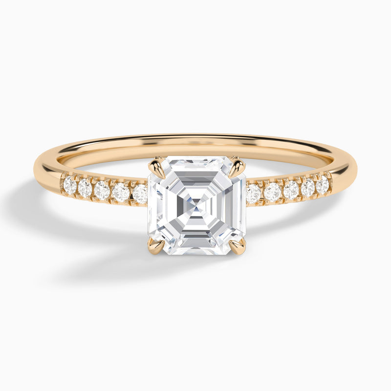 Petite Pavé Valentina Diamond Engagement Ring