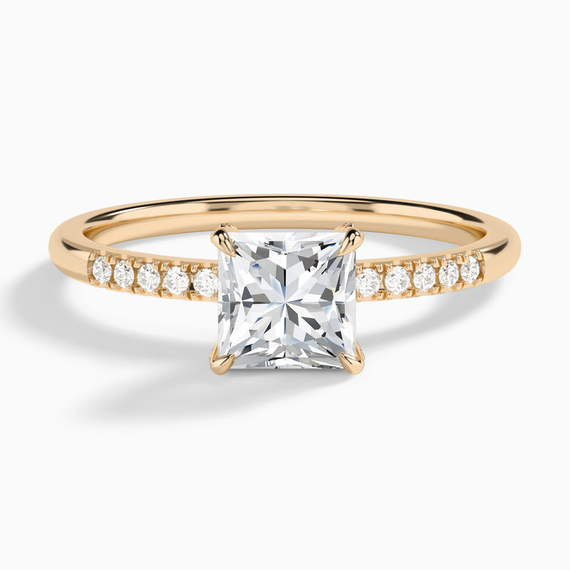 Petite Pavé Valentina Diamond Engagement Ring