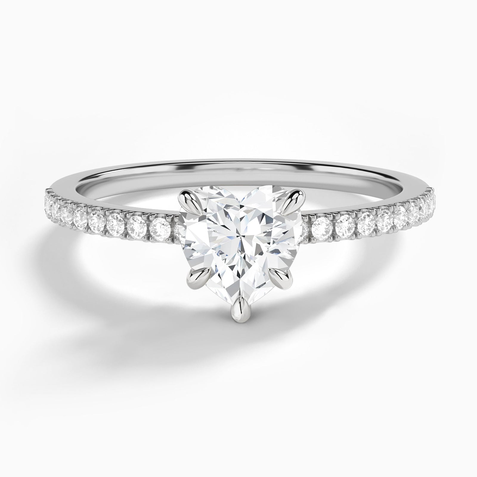 Petite Aurea Diamond Engagement Ring