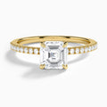 Petite Aurea Diamond Engagement Ring