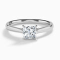 Princess Ophelia Lab Grown Diamond Engagement Ring In Platinum - Lucenjuri