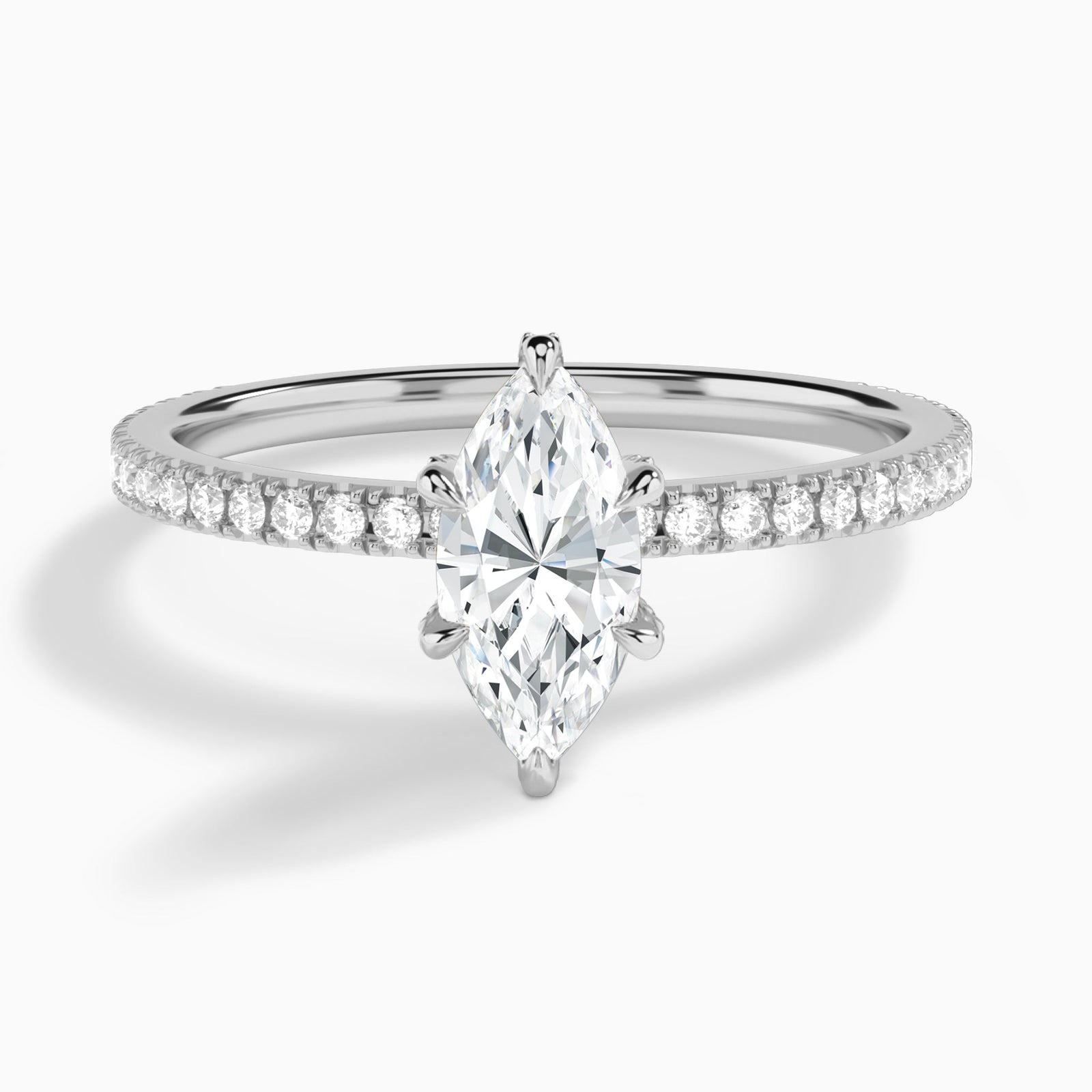 Luxe Valentina Six-Prong Diamond Engagement Ring