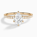 Luxe Valentina Six-Prong Diamond Engagement Ring