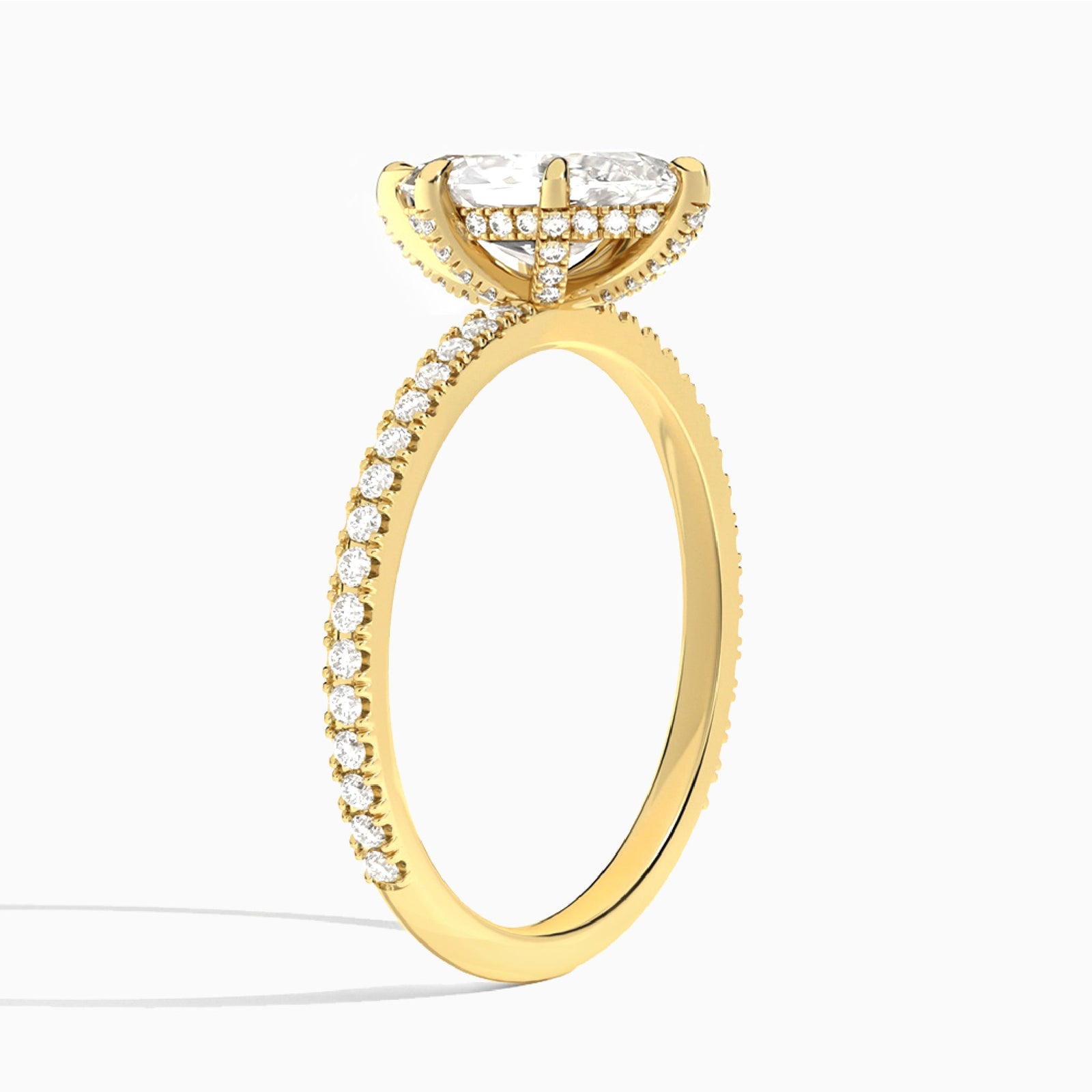 Luxe Valentina Six-Prong Diamond Engagement Ring