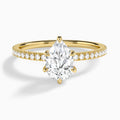 Luxe Valentina Six-Prong Diamond Engagement Ring