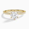 Luxe Valentina Six-Prong Diamond Engagement Ring