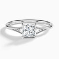 Petite Hudson Milgrain Diamond Engagement Ring