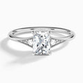 Petite Hudson Milgrain Diamond Engagement Ring