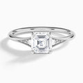 Petite Hudson Milgrain Diamond Engagement Ring