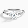 Petite Hudson Milgrain Diamond Engagement Ring