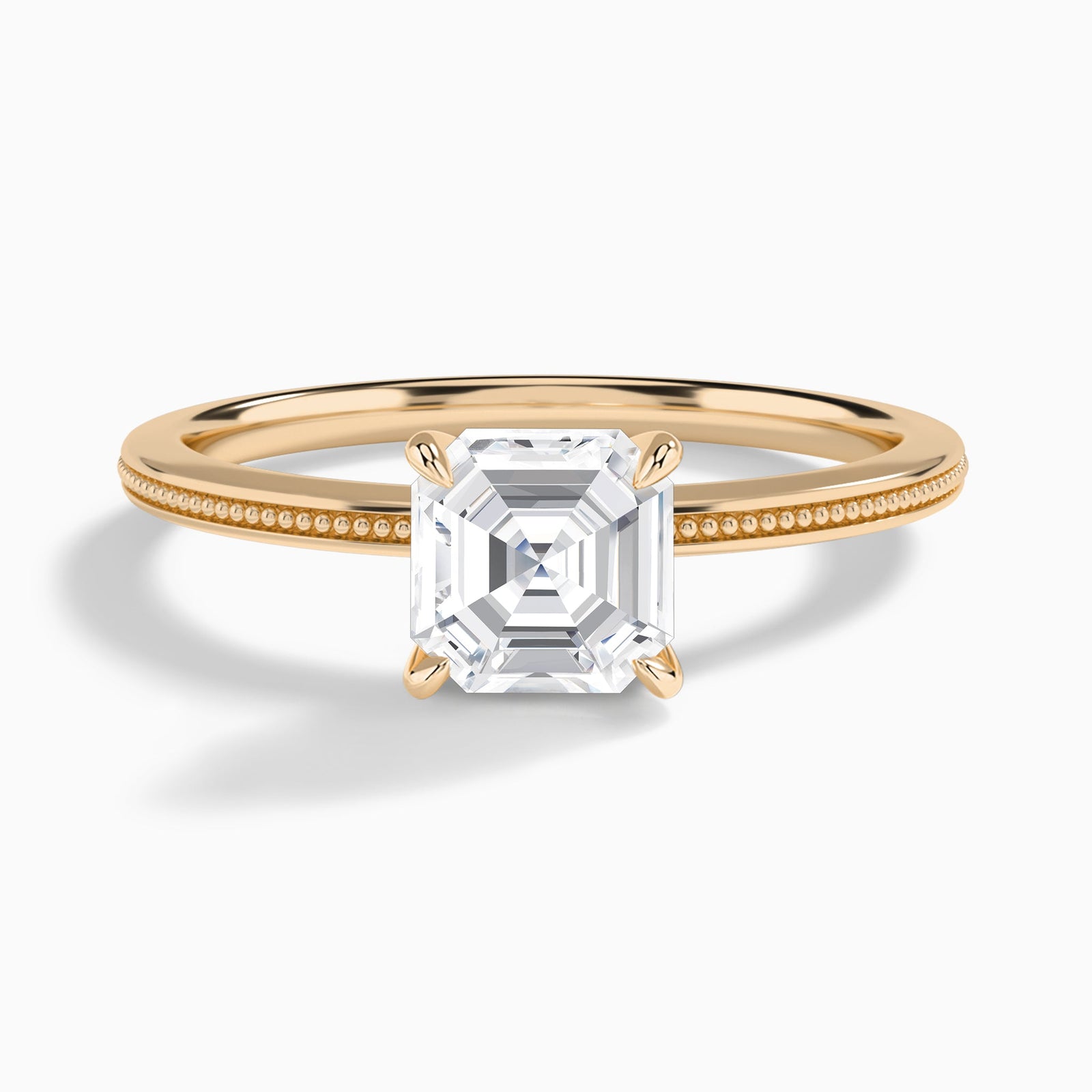 Amia Milgrain Engagement Ring