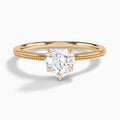 Amia Milgrain Engagement Ring