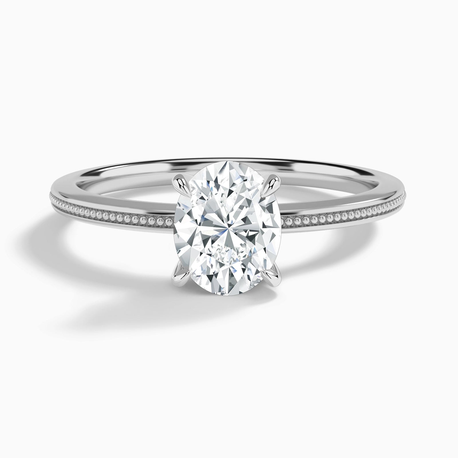 Amia Milgrain Engagement Ring