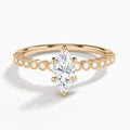 Alena Bezel-Set Diamond Engagement Ring