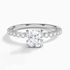 Alena Bezel-Set Diamond Engagement Ring