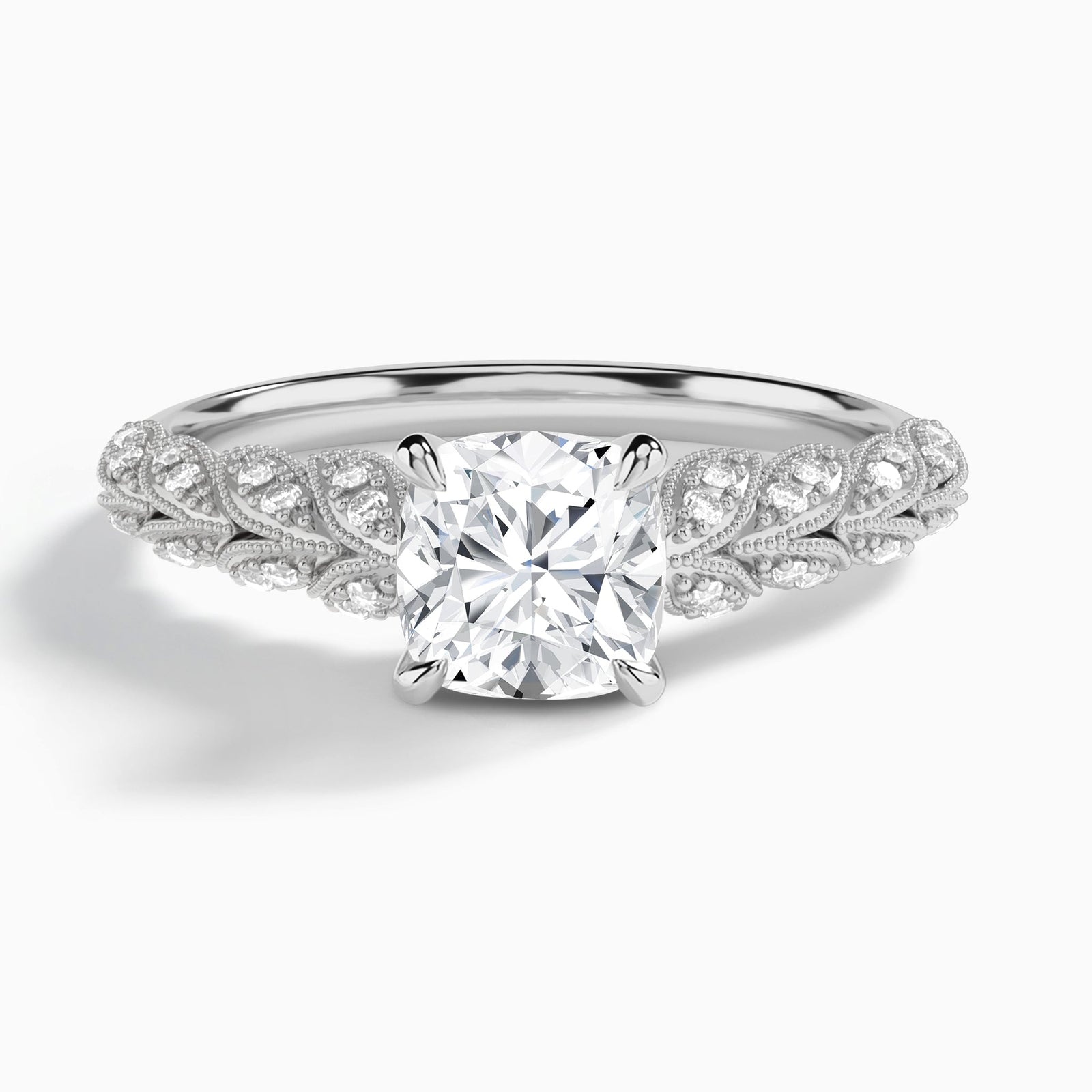 Laurel Diamond Engageemnt Ring