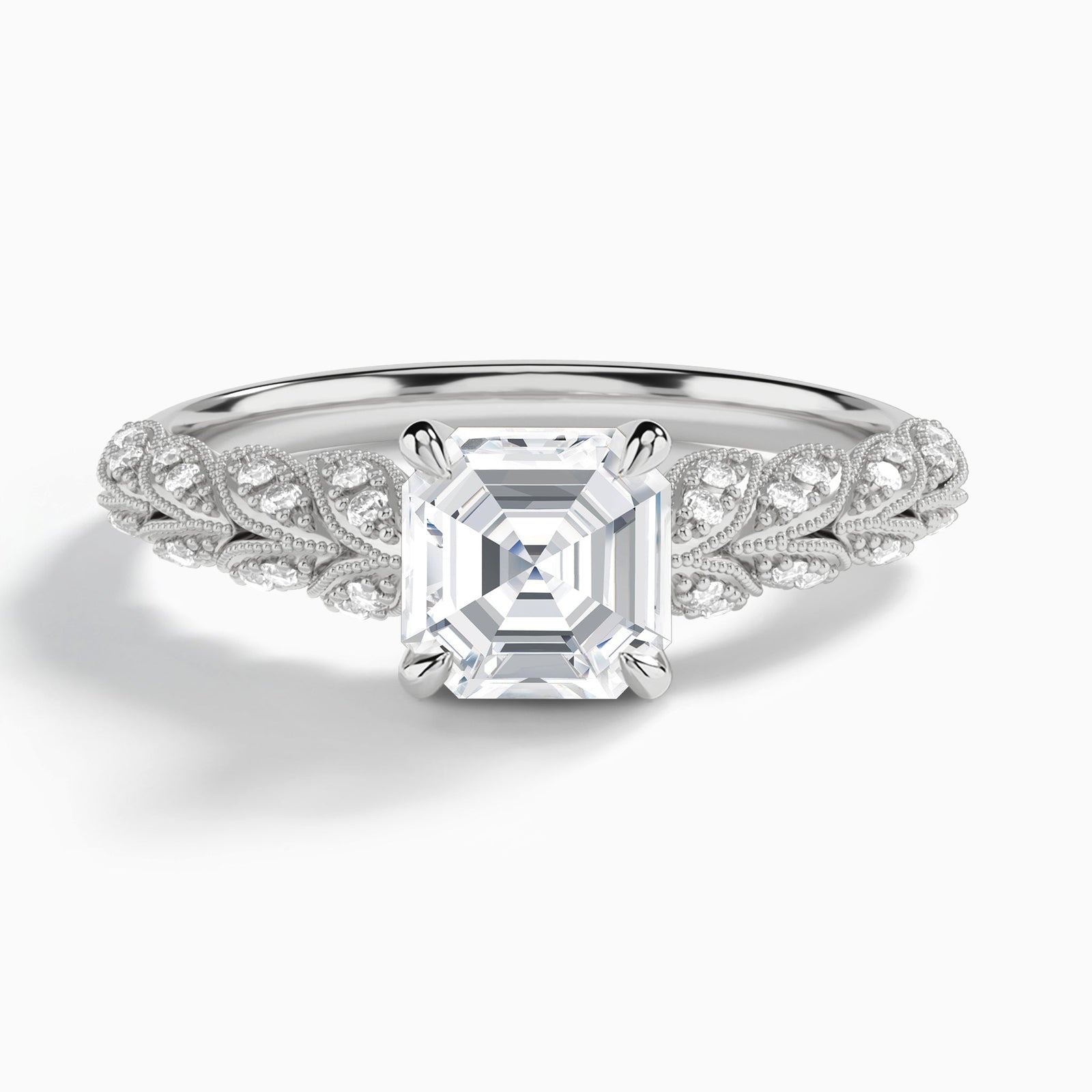 Laurel Diamond Engageemnt Ring