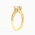 Laurel Diamond Engageemnt Ring