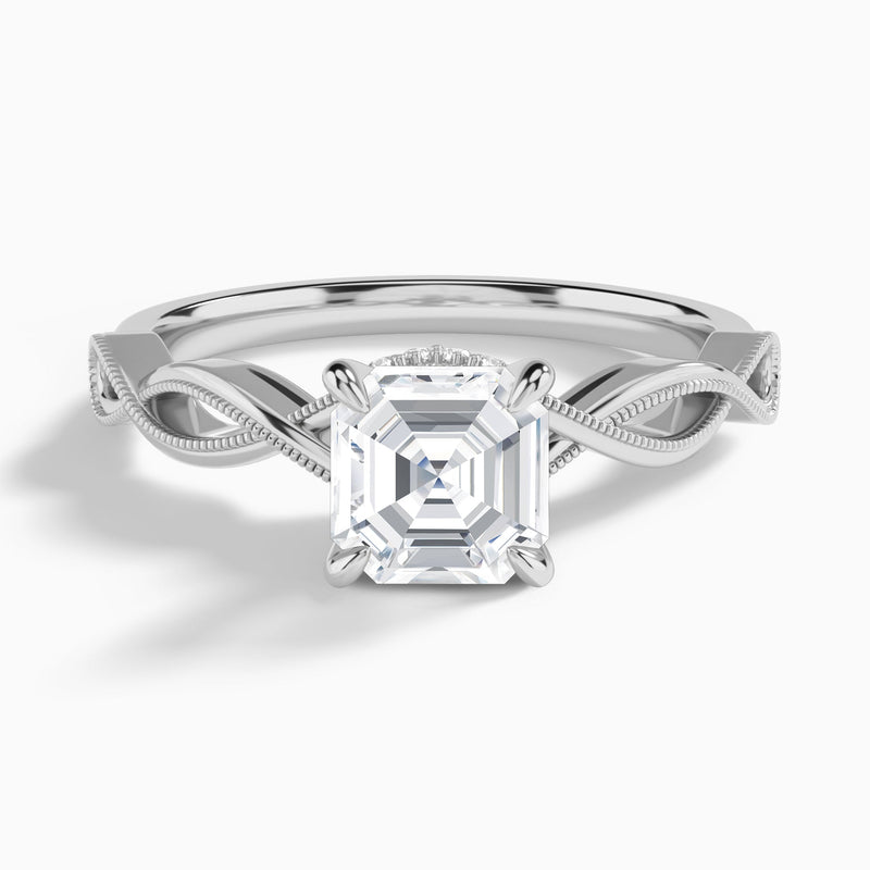 Petite Infinito Diamond Engagement Ring