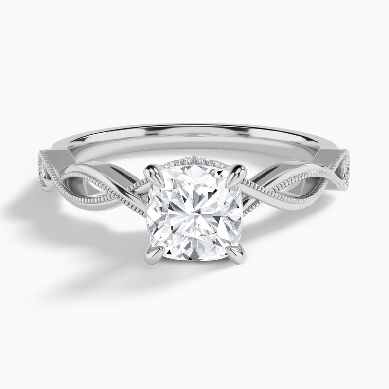 Petite Infinito Diamond Engagement Ring