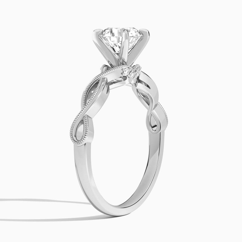 Petite Infinito Diamond Engagement Ring