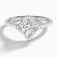 Luxe Kite Set Diamond Engagement Ring