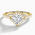 Amara Kite Set Halo Engagement Ring