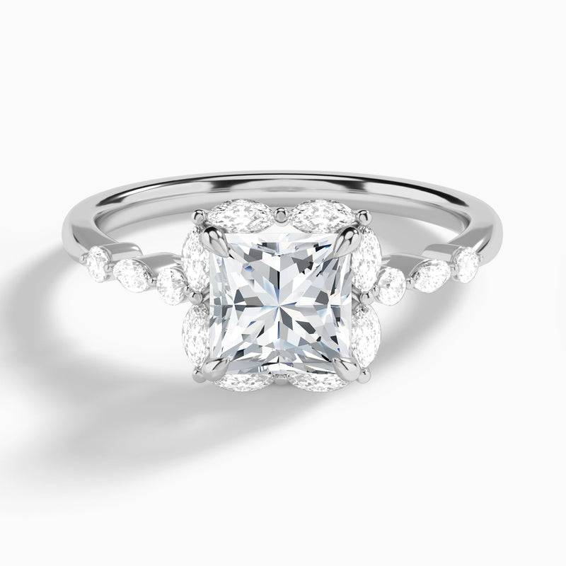 Seraphina Halo Diamond Engagement Ring