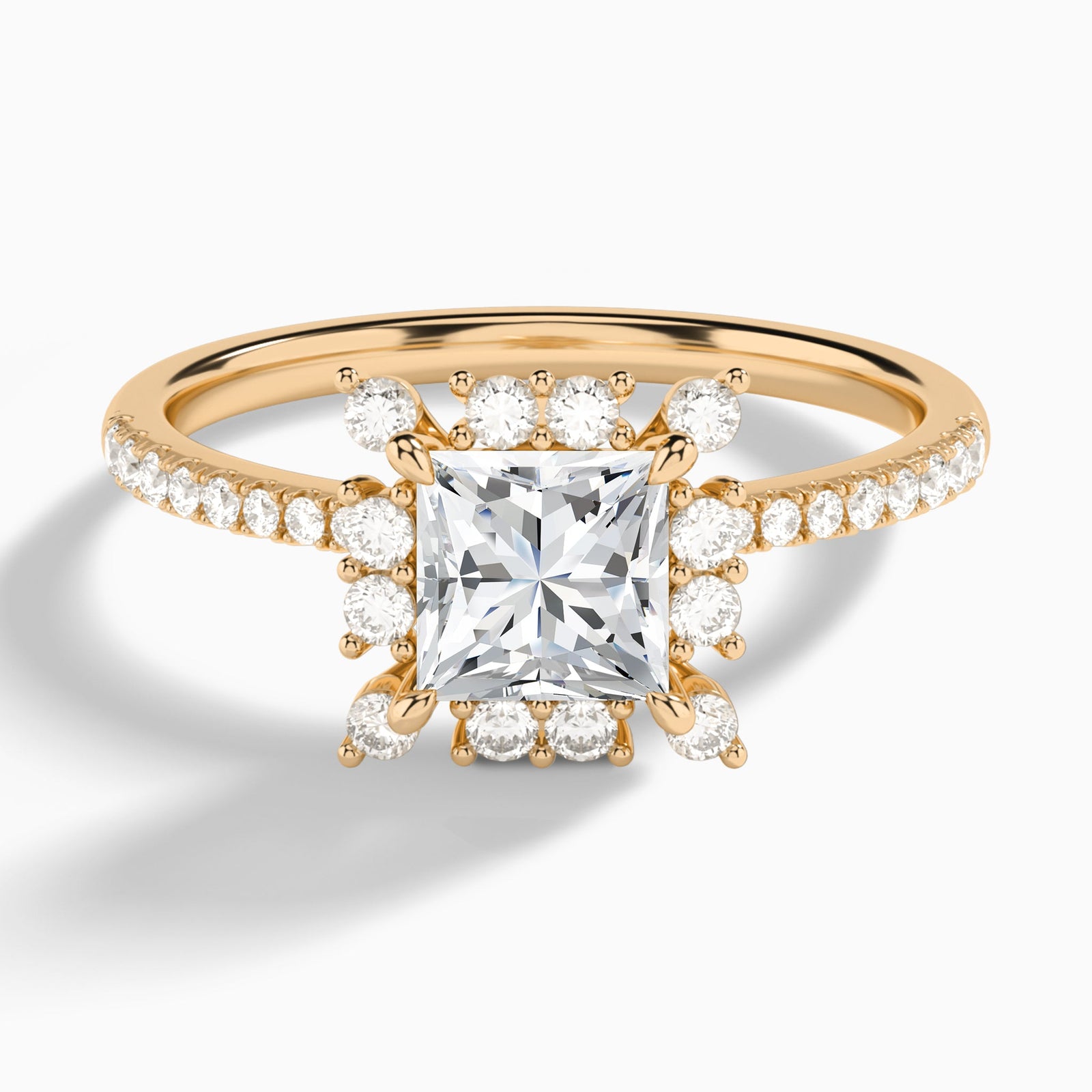 Lucinda Halo Diamond Engagement Ring