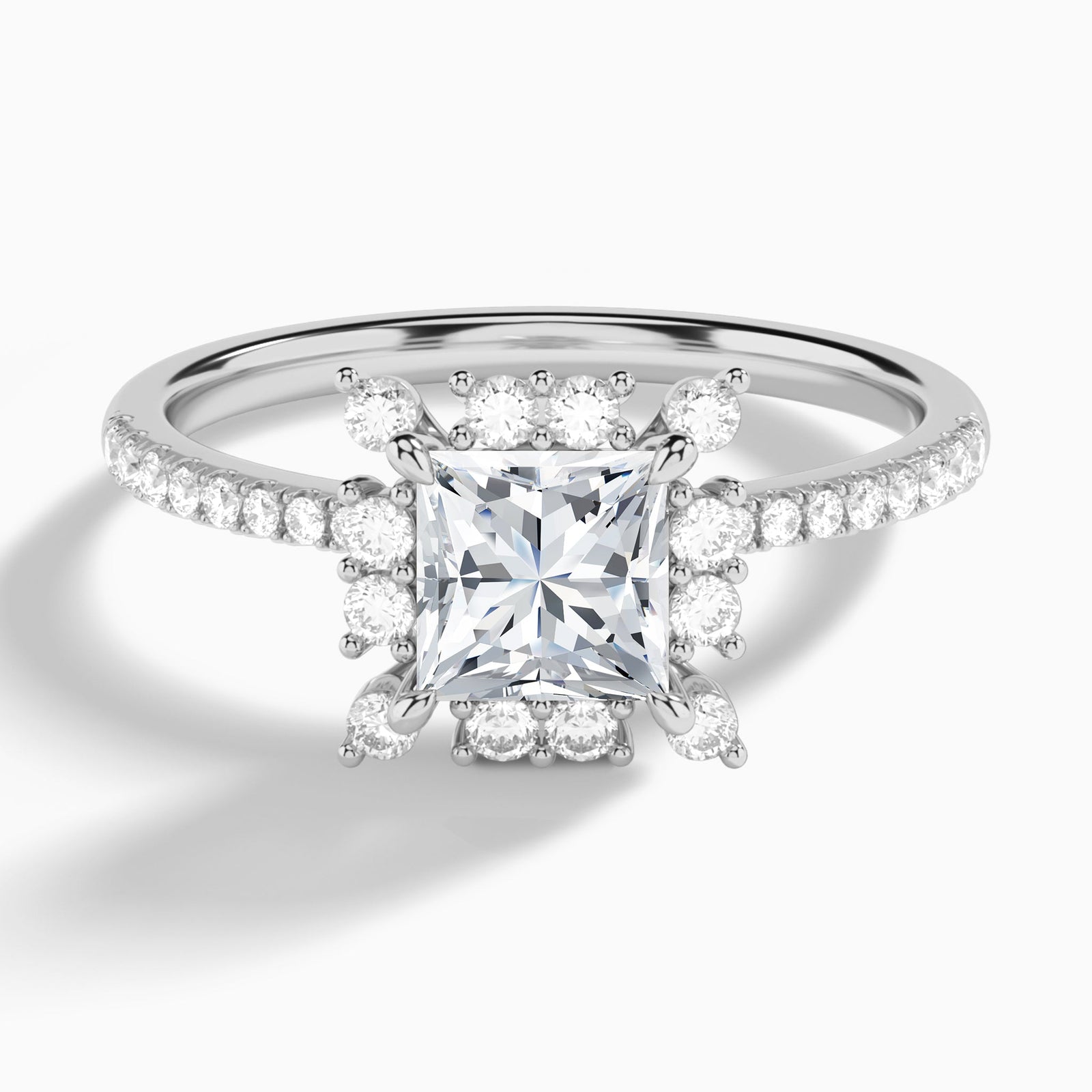 Lucinda Halo Diamond Engagement Ring