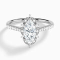 Marquise Luxe Eugenia Lab Grown Diamond Engagement Ring In Platinum - Lucenjuri
