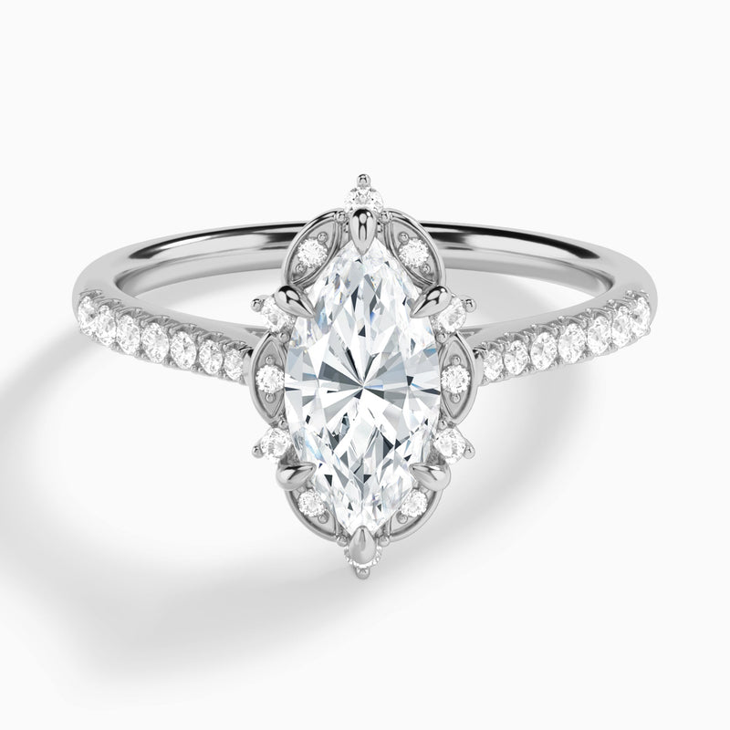 Luxe Eugenia Diamond Engagement Ring