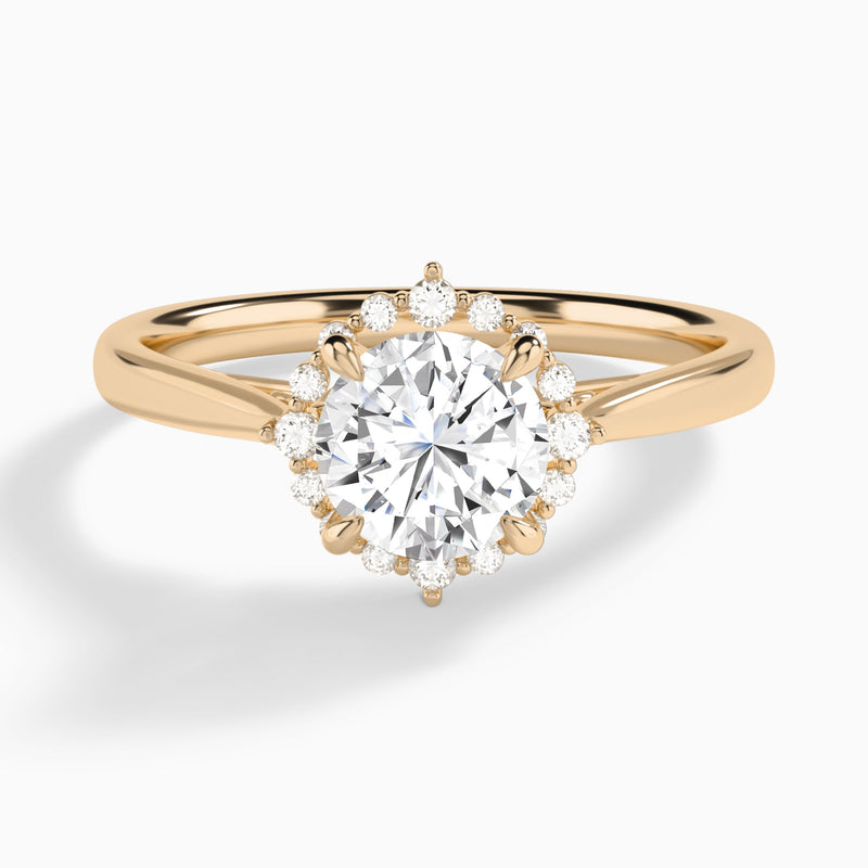 Clementine Halo Diamond Engagement Ring