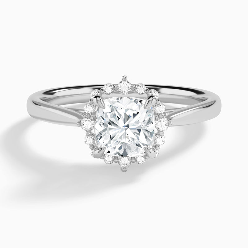 Clementine Halo Diamond Engagement Ring