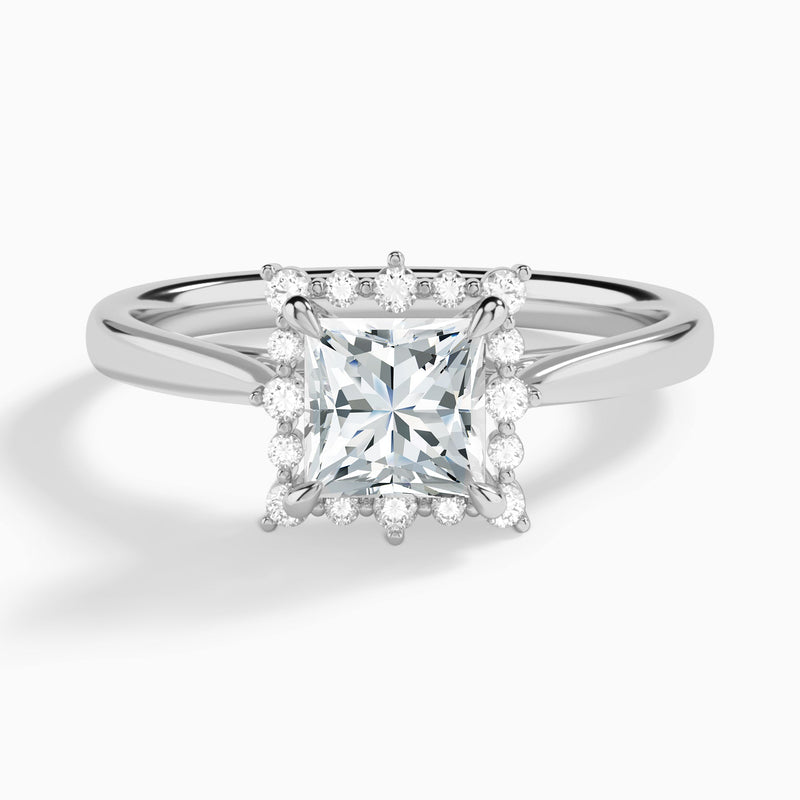 Clementine Halo Diamond Engagement Ring