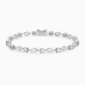 Multi Shape Diamond Tennis Bracelet