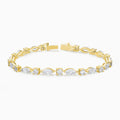 Multi Shape Diamond Tennis Bracelet